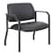 Officesource OS Big & Tall Collection Guest Chair with Arms and Black Frame 59051FPABK - alternate 2